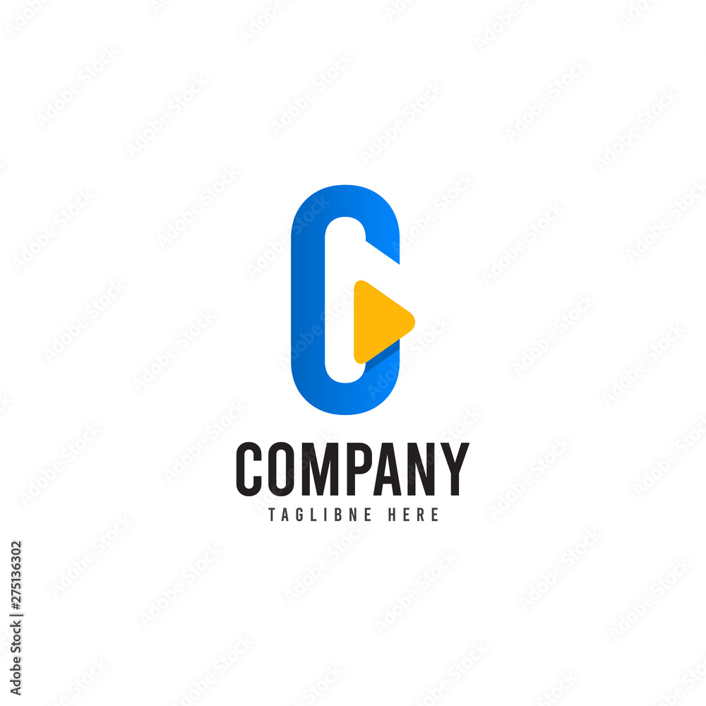 C Company Logo Vector Template Design Illustration C Company Logo Vector Template Design Illustration