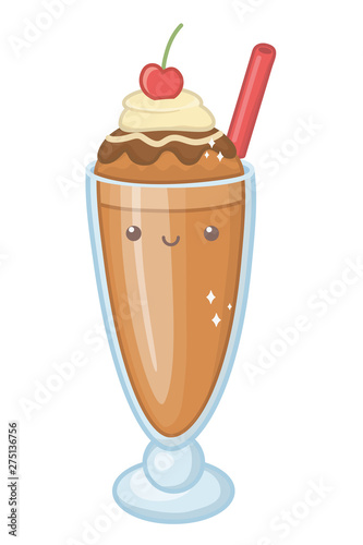 Sweet and delicious milkshake design