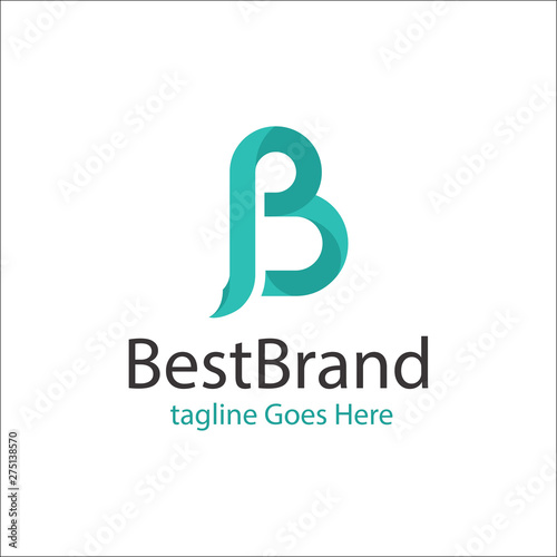 Fototapeta Naklejka Na Ścianę i Meble -  Best brand, B letter Logo 