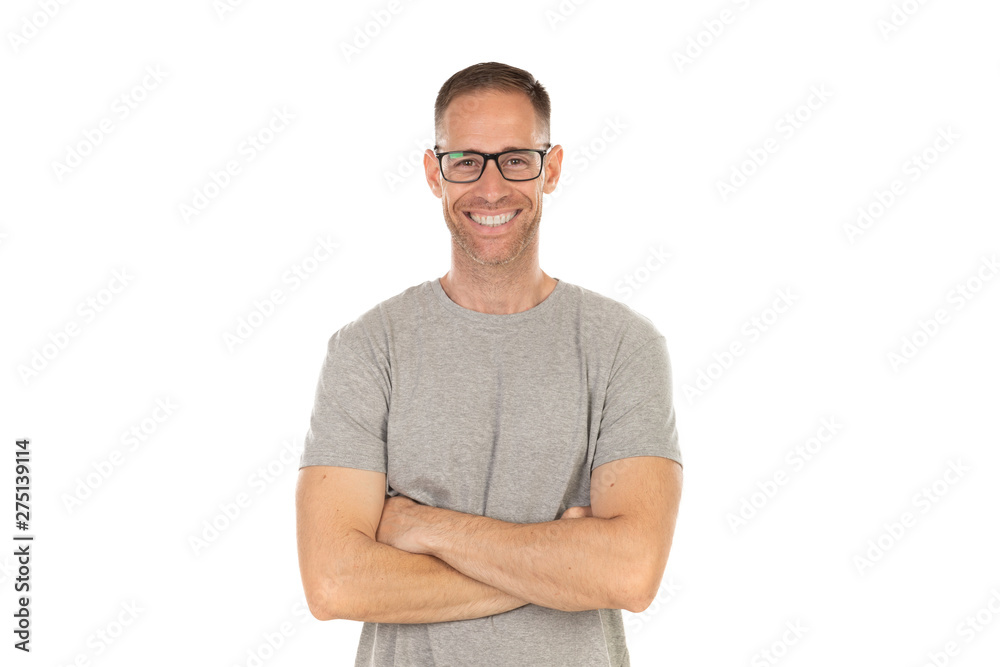 Fototapeta premium Handsome guy with glasses