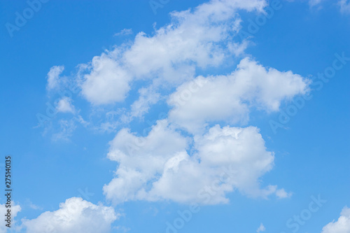 Blue sky background with clouds