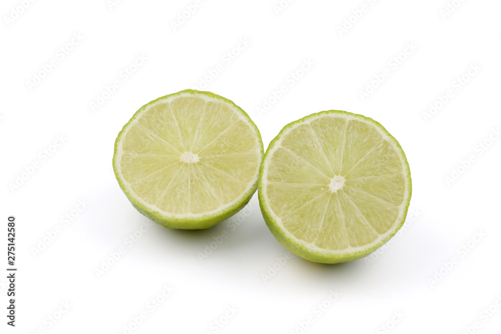 fresh lime on white background fresh lime on white background