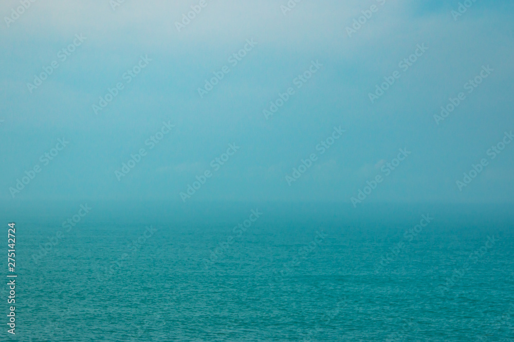sea blue landscape as background