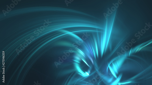 Teal energy rays abstract background