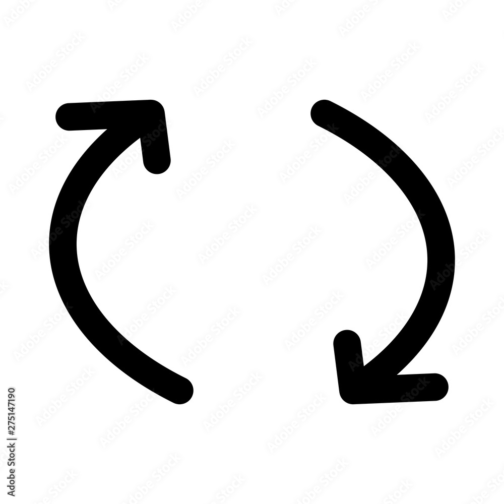 exchange arrow - minimal line web icon. simple vector illustration. concept for infographic, website or app. exchange arrow - minimal line web icon. simple vector illustration. concept for infographic, website or app.