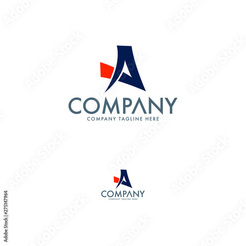 Modern Letter A Logo. Elite and modern logo. Lettering logo design vector