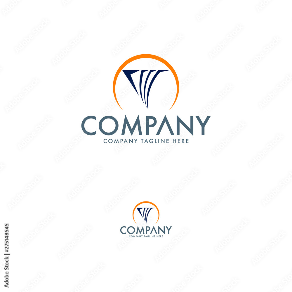 Creative abstract logo templates Creative abstract logo templates