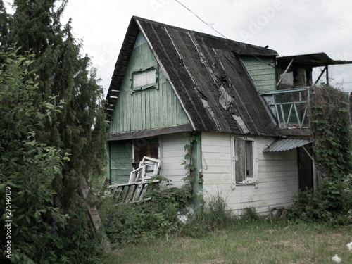 Old house. Abandoned house in Russia. © nachkar