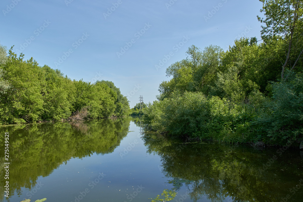 Insar river  In the natural landscape.