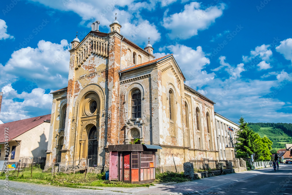 Synagogue building in Bytca, Slovakia
