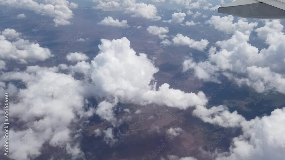 High quality aerial shot above the clouds High quality aerial shot above the clouds
