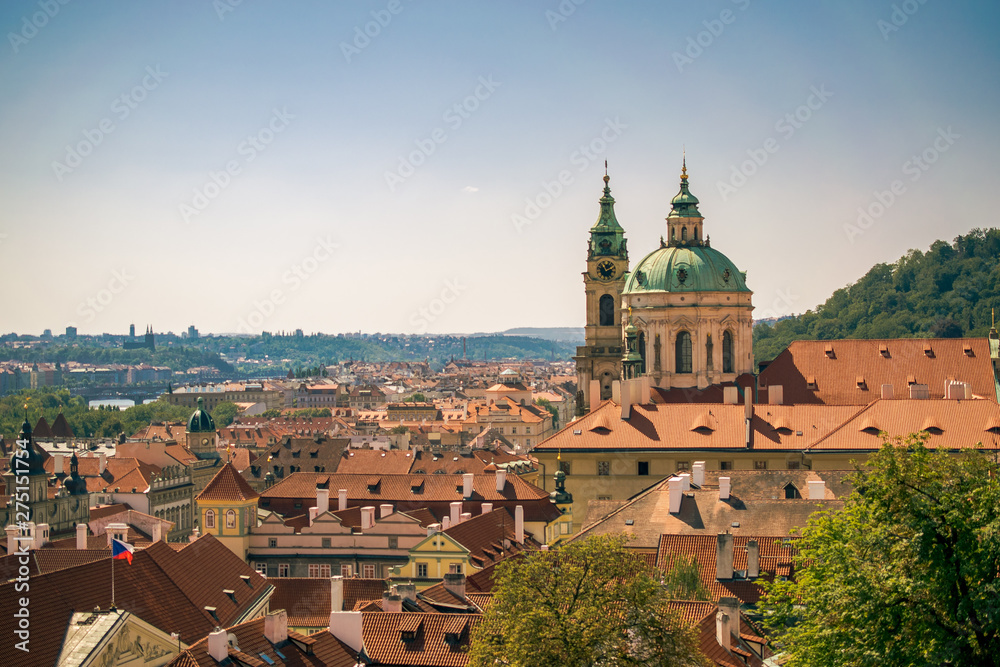 Prague Cityscape in the Summertime 