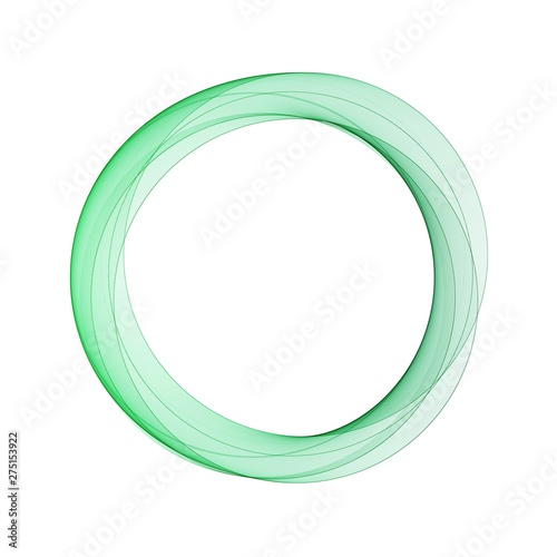 Green abstract circle. Vector illustration. eps 10 template for presentation.