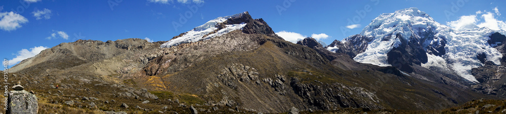 panorama mountain landscape in Peru