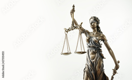Photo Themis Statue Justice Scales Law Lawyer Concept