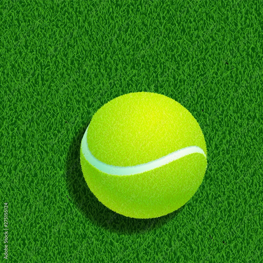 tennis ball isolated  on white background