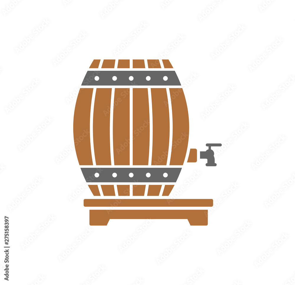 Barrel icon on background for graphic and web design. Simple illustration. Internet concept symbol for website button or mobile app. Barrel icon on background for graphic and web design. Simple illustration. Internet concept symbol for website button or mobile app.