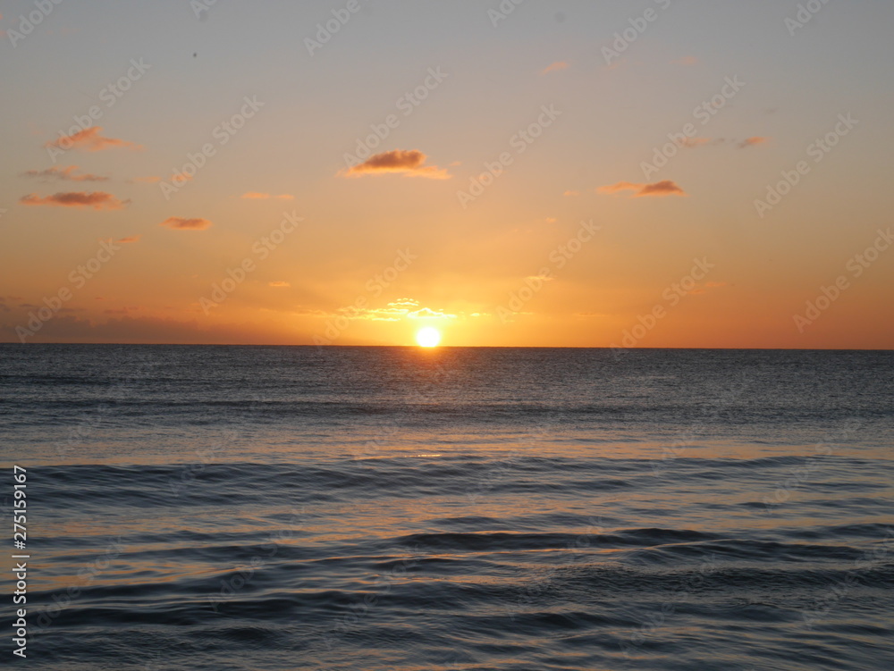 Sunset in Martinique