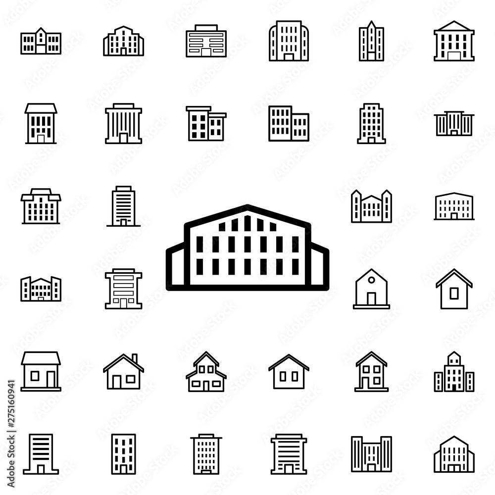University icon. Universal set of buildings for website design and development, app development University icon. Universal set of buildings for website design and development, app development