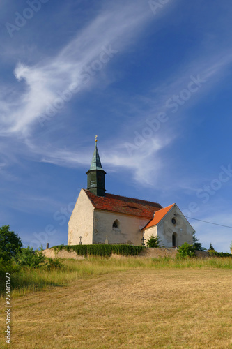 Lanscape nature with church on the hill © Daniel Ptacek