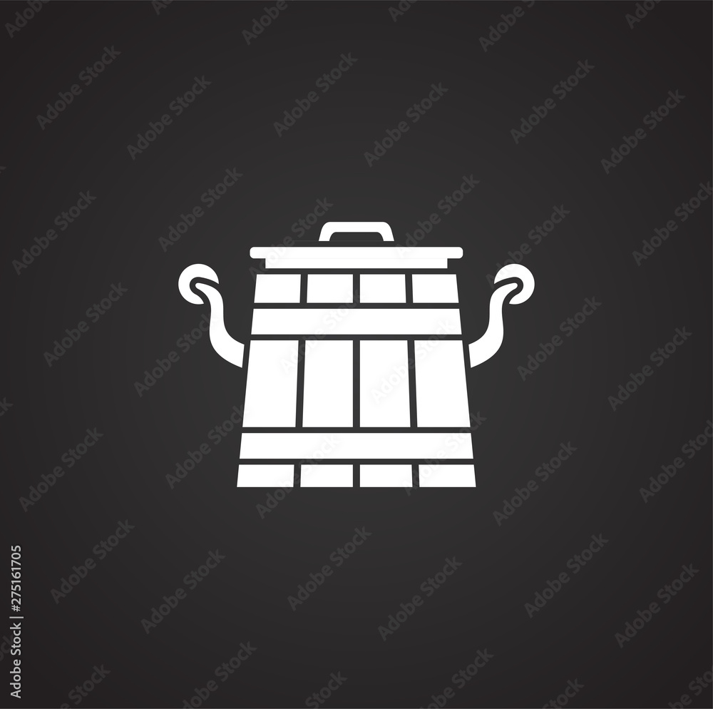 Barrel icon on background for graphic and web design. Simple illustration. Internet concept symbol for website button or mobile app. Barrel icon on background for graphic and web design. Simple illustration. Internet concept symbol for website button or mobile app.