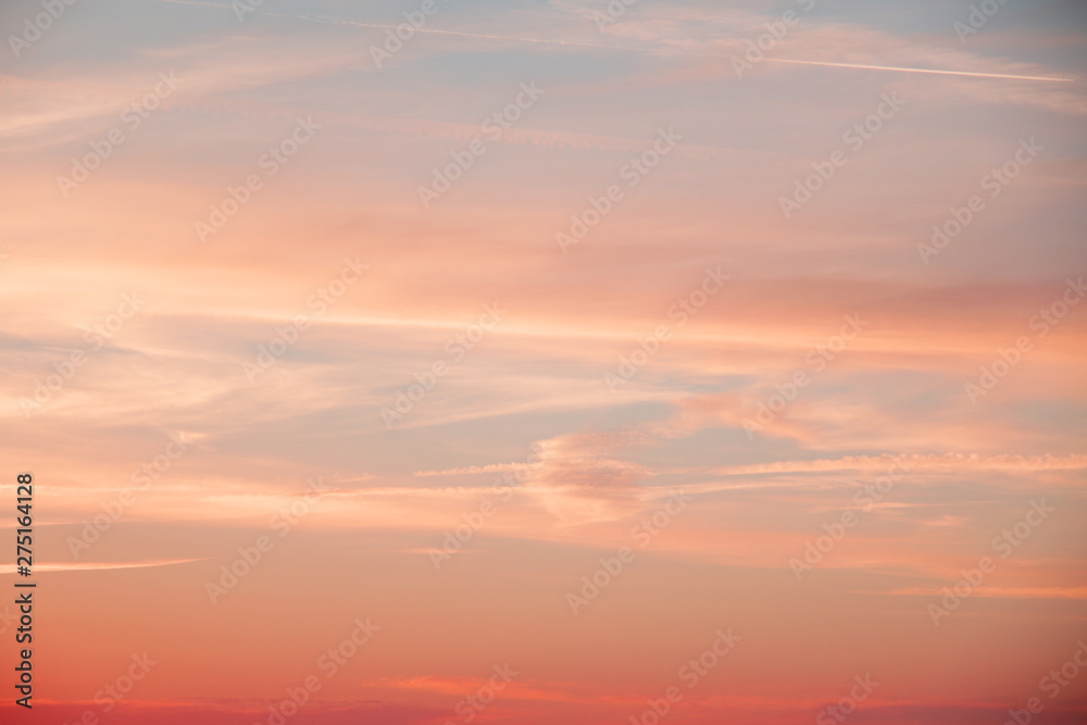 beautiful evening cloudscape background