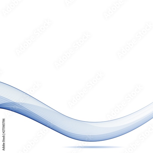 Abstract Colored Wave on Background. Vector Illustration. EPS10
