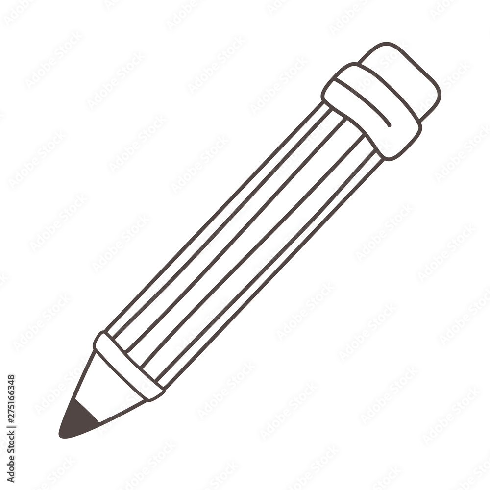 Isolated pencil tool design vector illustrator Isolated pencil tool design vector illustrator