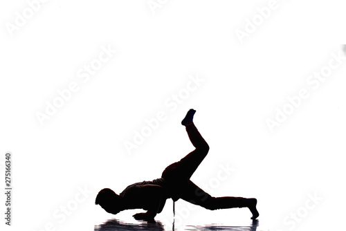 Young man dancing stylish and cool breakdance