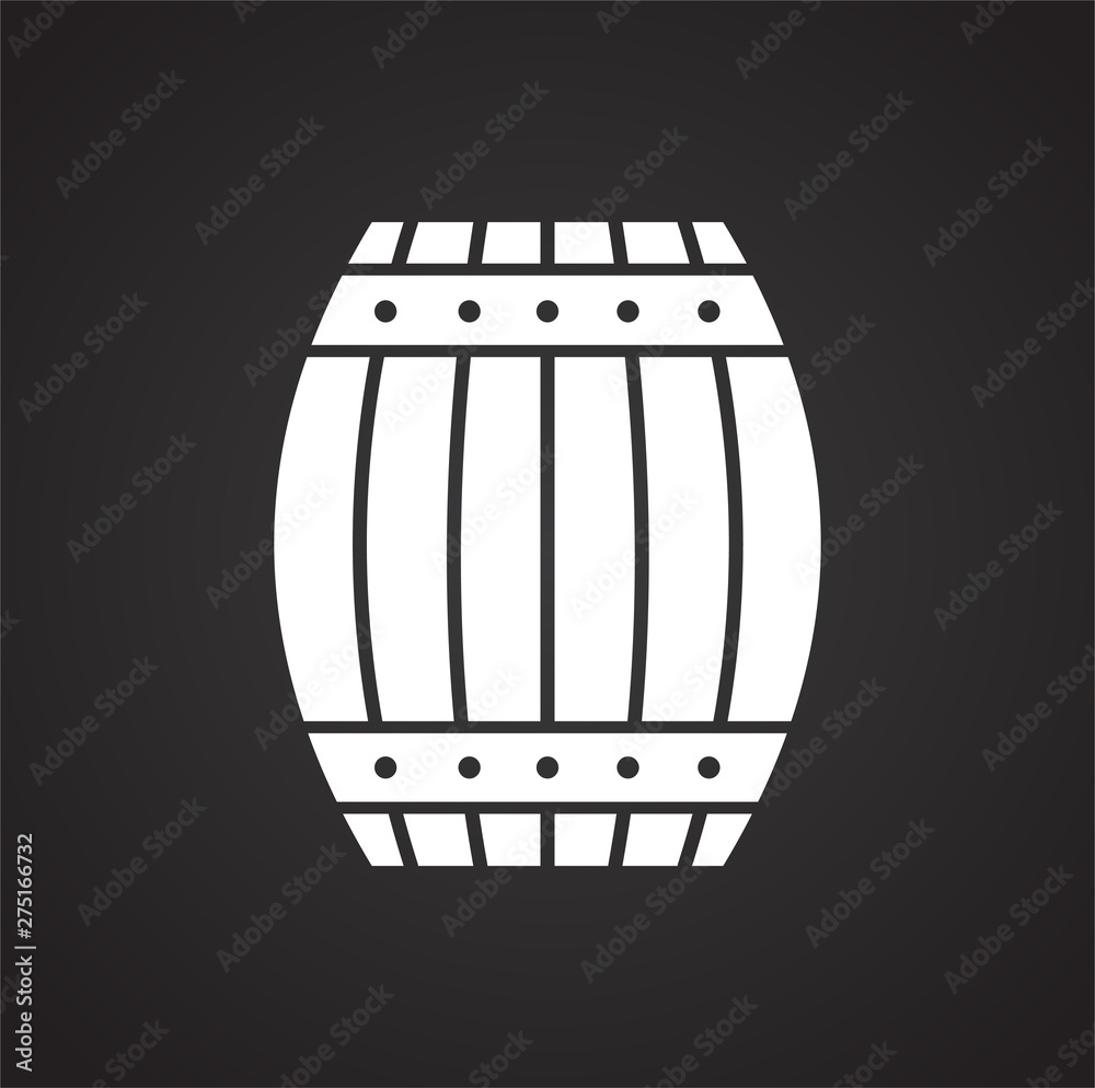 Barrel icon on background for graphic and web design. Simple illustration. Internet concept symbol for website button or mobile app. Barrel icon on background for graphic and web design. Simple illustration. Internet concept symbol for website button or mobile app.