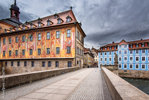 Old Cityhall in the old town of Bamberg, Germany