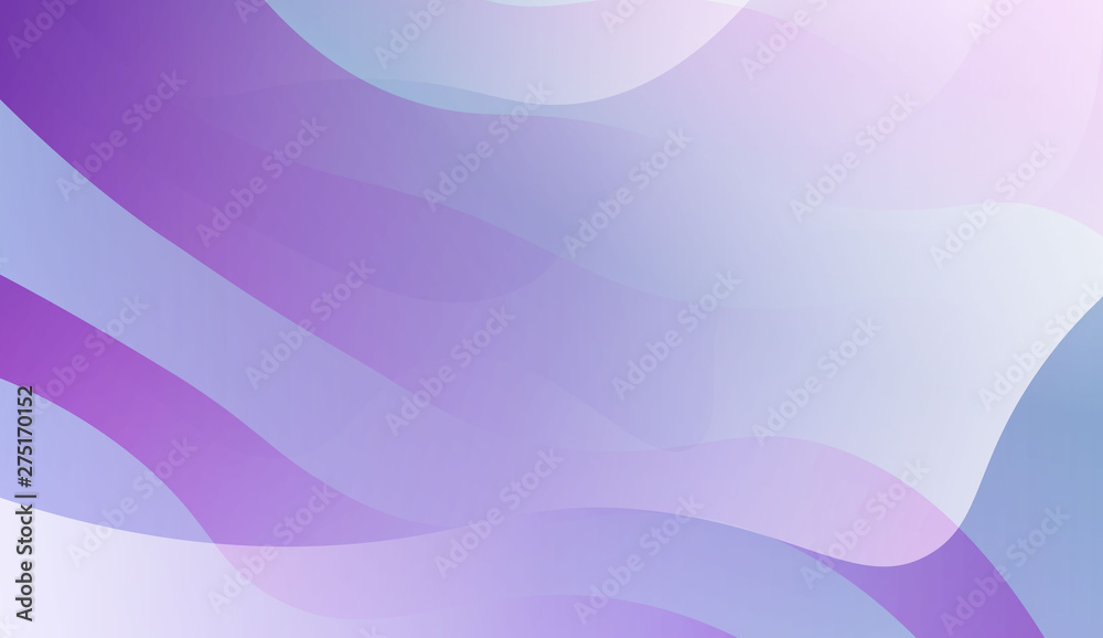 Obraz premium Abstract Wavy Background. Design For Cover Page, Poster, Banner Of Websites. Vector Illustration with Color Gradient.