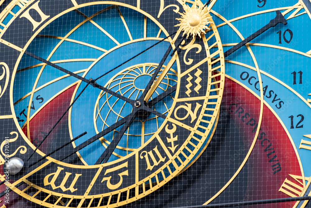 Detail of an astronomical clock