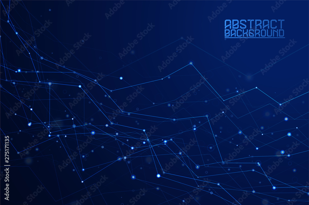 Fototapeta premium Abstract polygonal shapes