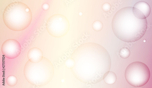 Abstract illustration with blurred drops. For flyer, brochure, booklet and websites design Bright Gradient Color Vector illustration.