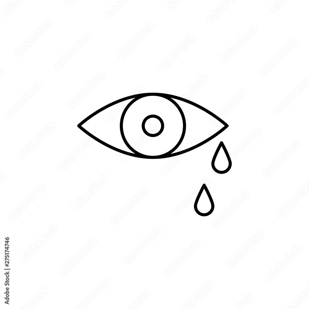 tear, eye, death outline icon. detailed set of death illustrations icons. can be used for web, logo, mobile app, UI, UX tear, eye, death outline icon. detailed set of death illustrations icons. can be used for web, logo, mobile app, UI, UX
