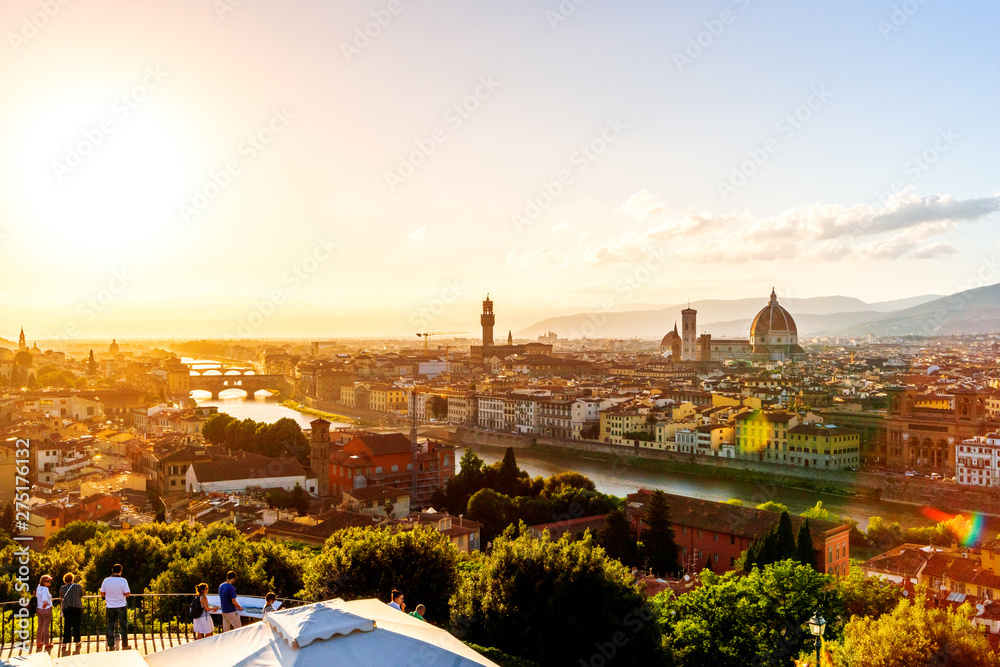 Überblick über Florenz, Italien 