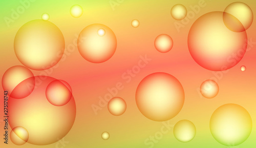 Pastel Colored illustration with blurred drops. For your design wallpapers presentation. Vector illustration.