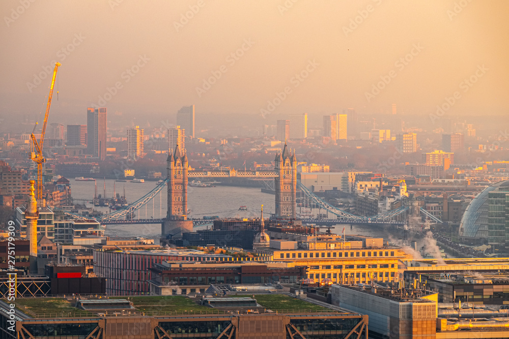 Landscape of Tower Bridge, London, United Kingdom
