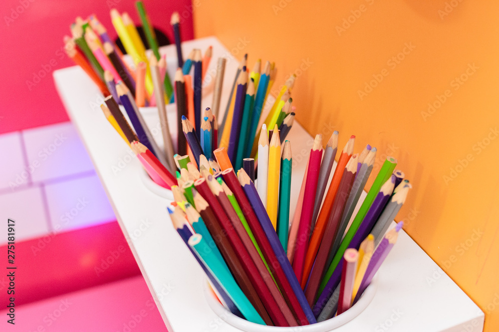 Fototapeta premium colored pencils