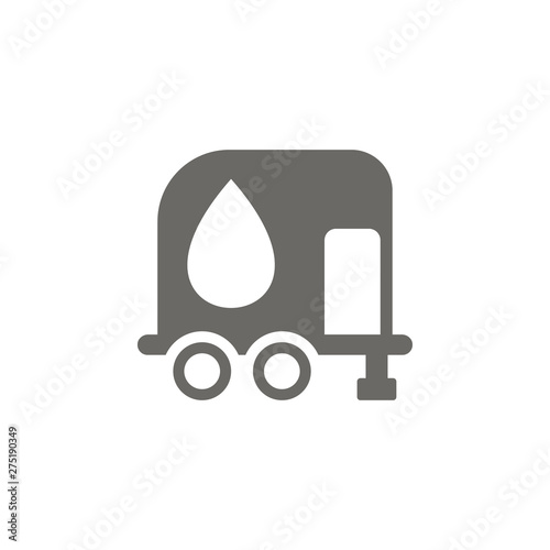 Caravan  icon. Element of blood donation icon. Premium quality graphic design icon. Signs and symbols collection icon for websites, web design, mobile app