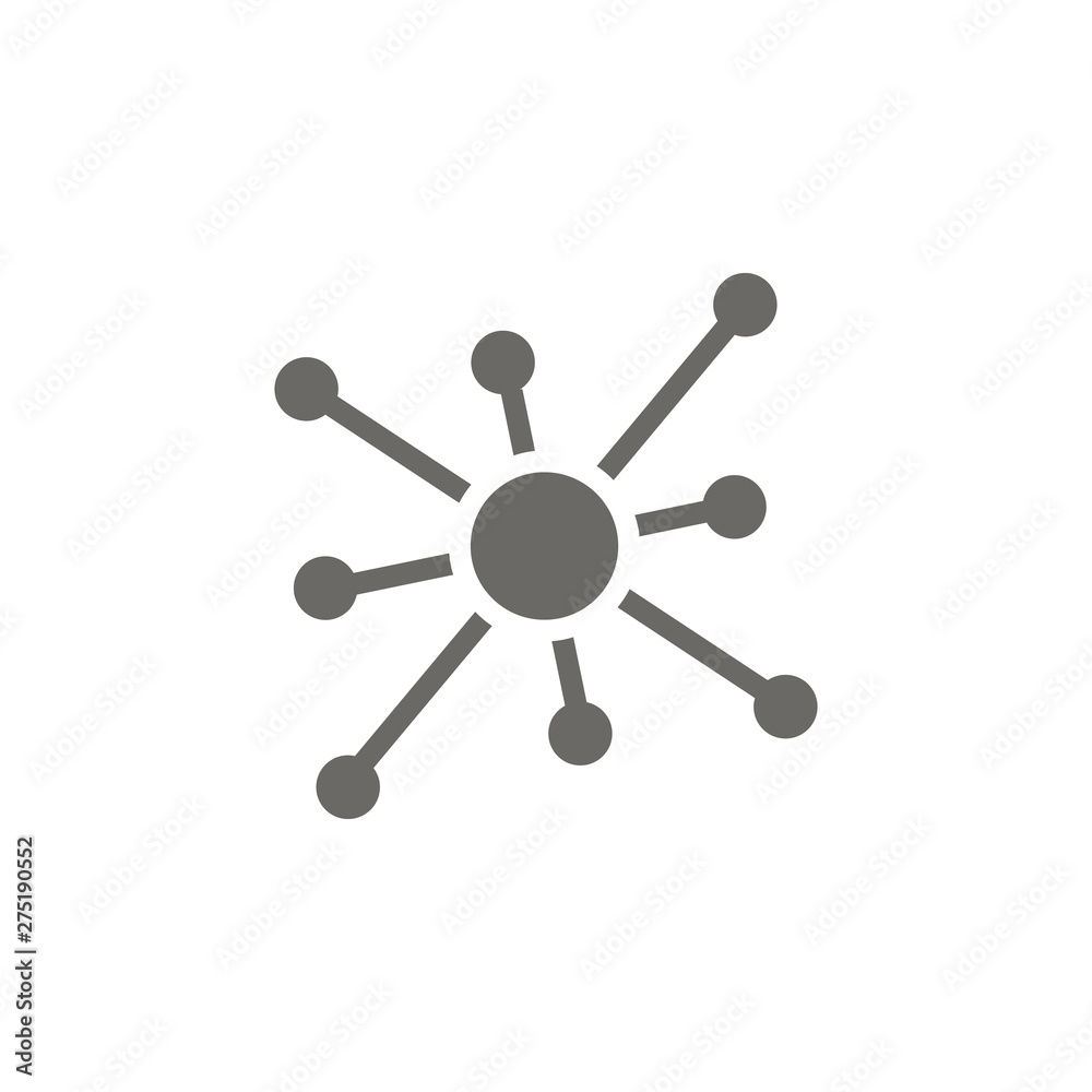 Molecule icon. Element of blood donation icon. Premium quality graphic design icon. Signs and symbols collection icon for websites, web design, mobile app