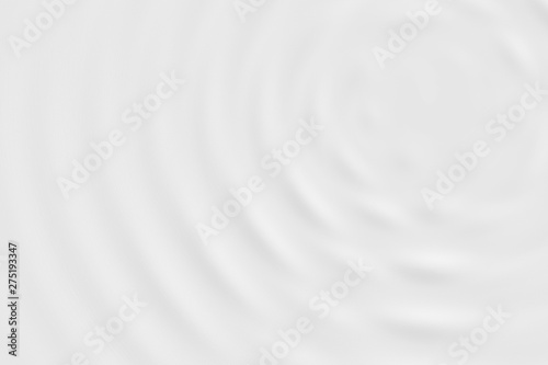 White water ring with liquid ripple, soft background texture