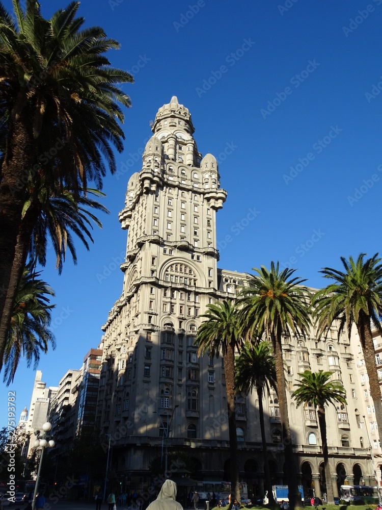  Palacio Salvo is an emblematic building in the city of Montevideo. Uruguay