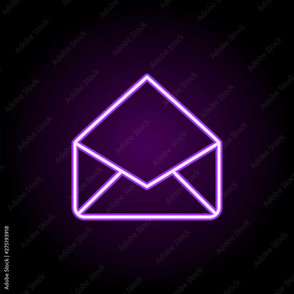 paper and magnifier neon icon. Elements of web set. Simple icon for websites, web design, mobile app, info graphics paper and magnifier neon icon. Elements of web set. Simple icon for websites, web design, mobile app, info graphics