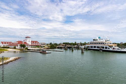 Ferry Port in Ocracoke Harbor