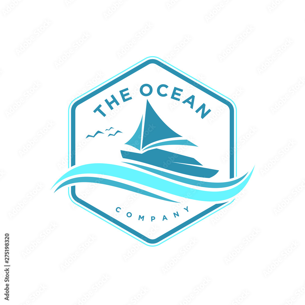 Sailboat logos for outdoor activities or sailboat rentals Sailboat logos for outdoor activities or sailboat rentals