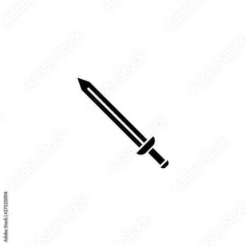 black sword simple logo