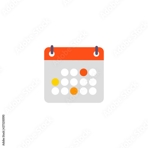 calendar with schedule icon