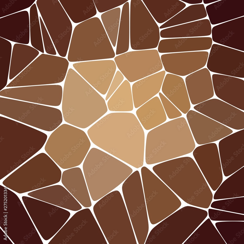 Obraz premium Abstract vector image. brown pebbles - Vektorgrafik. eps 10